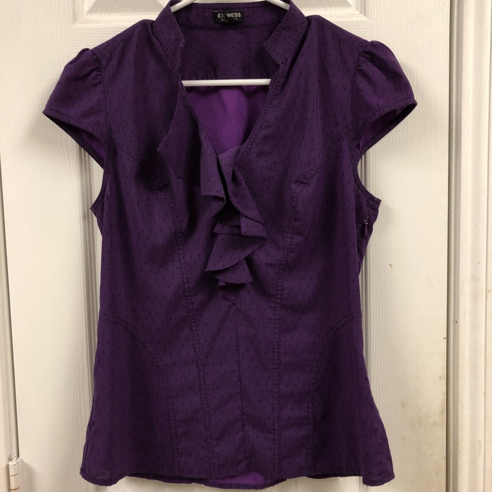 Ruffle Collar Express Blouse